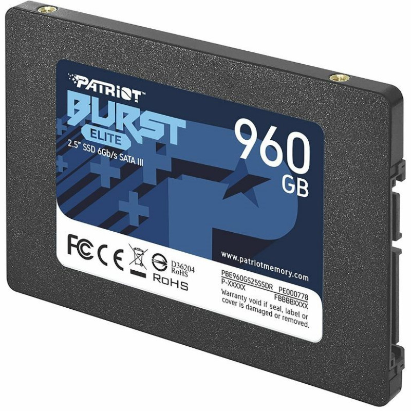 SSD накопичувач Patriot Burst Elite 2.5" 960GB (PBE960GS25SSDR)