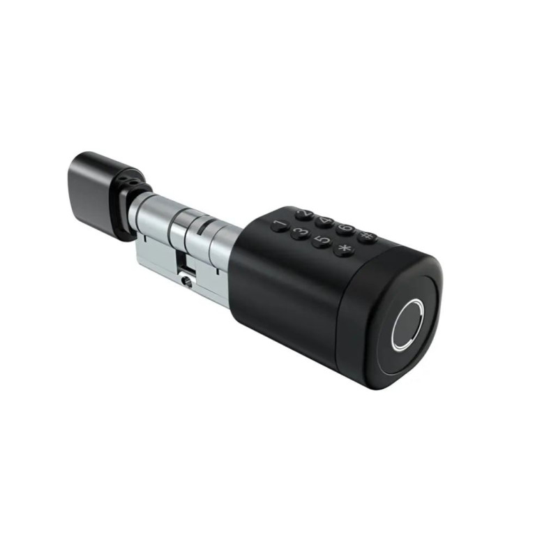 Розумний замок SEVEN LOCK SL-7774BF біометричний black (35-90мм)