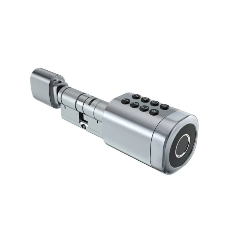 Розумний замок SEVEN LOCK SL-7774BF біометричний silver (35-90мм)