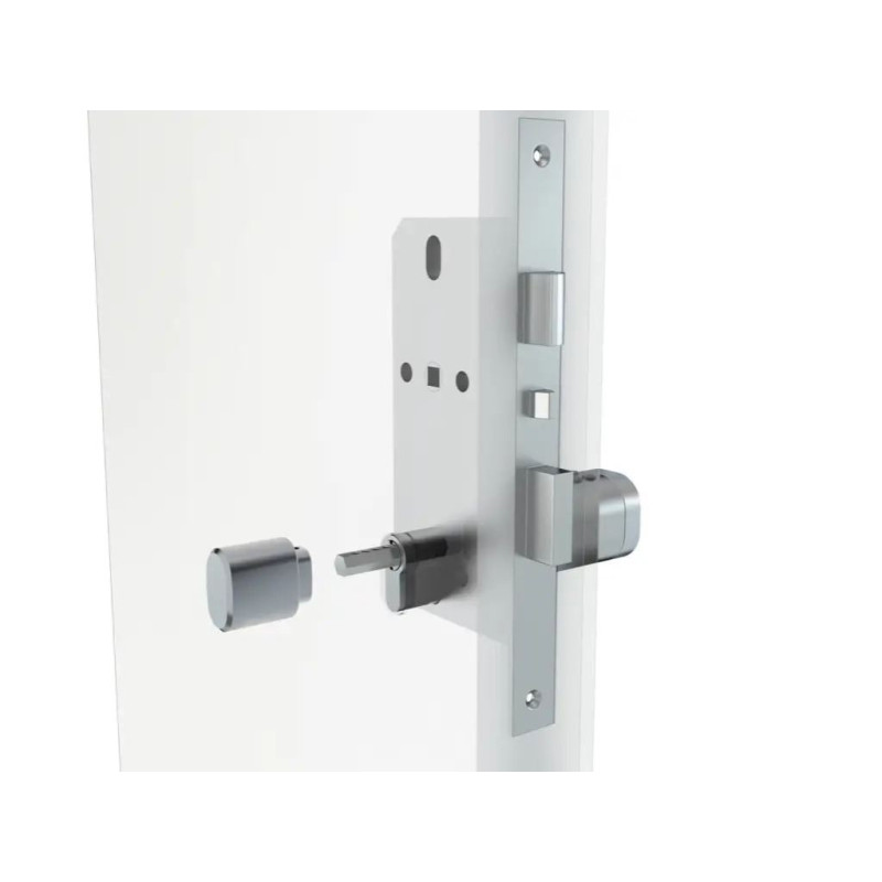 Розумний замок SEVEN LOCK SL-7774BF біометричний silver (35-90мм)