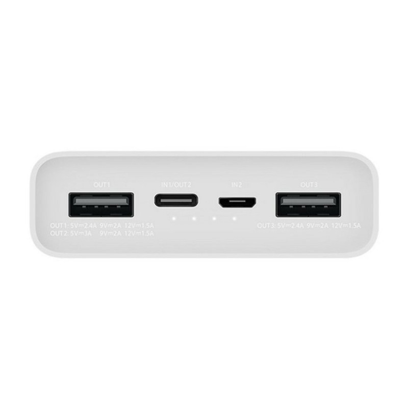 Power Bank Xiaomi Mi 3 18W 20000mAh (VXN4258CN) White