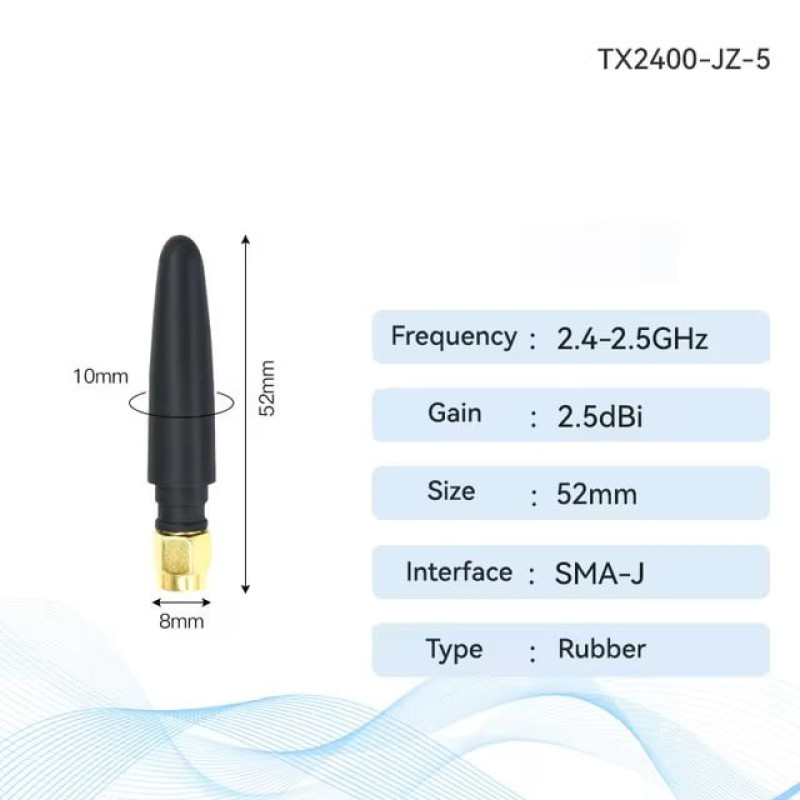 Антена CDEBYTE 2.4G антенна SMA-J Interface 3dBi