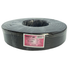 Кабель коаксіальний EUROSAT RG-58U Мідь 64% 100 метрів 50 Ом чорний