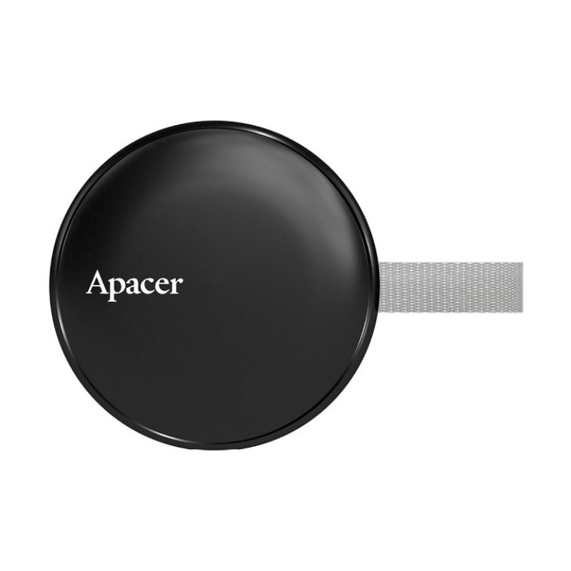 Накопичувач SSD Apacer Magnetic Portable AS725 1 TB USB 3.2 Gen.2 Type-C MagSafe Black