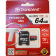 Карта пам'яті microSDHC UHS-I Transcend Premium 64GB class 10 adapter SD