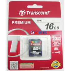 Карта пам'яті SDHC Transcend 16GB class 10 (TS16GSDHC10)