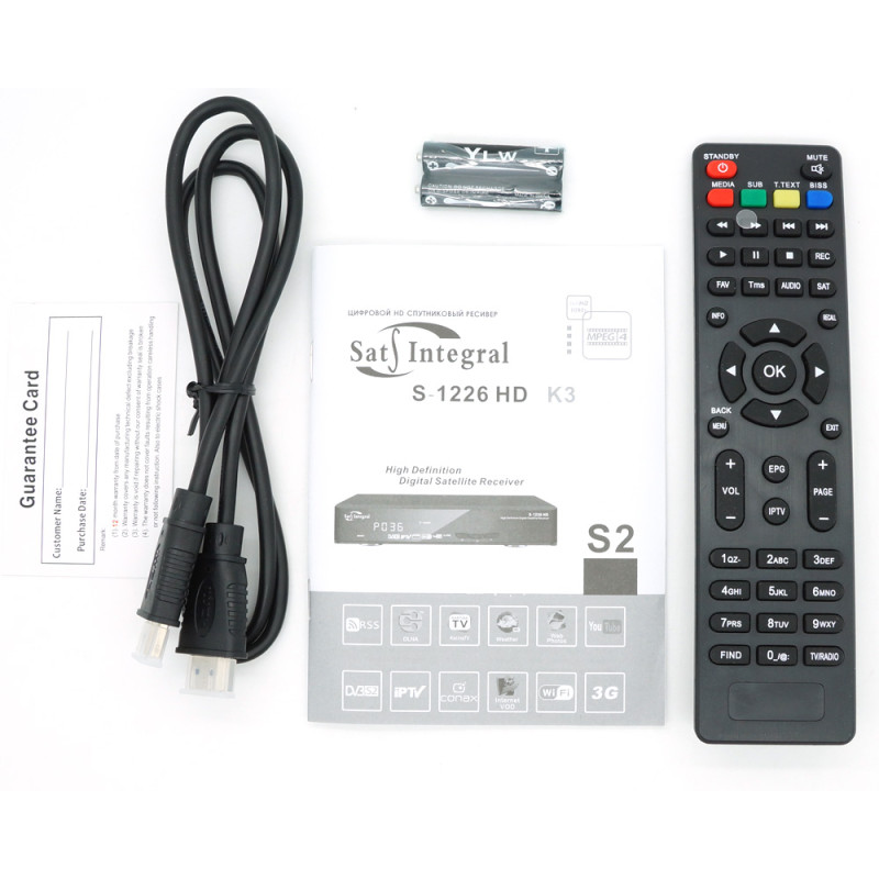 Sat-Integral S-1226 HD K3 IPTV