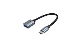 Кабель OTG Vention USB 3.0 USB Type-C Male to Type-A Female 0.5 метра сірий (CCXHB)