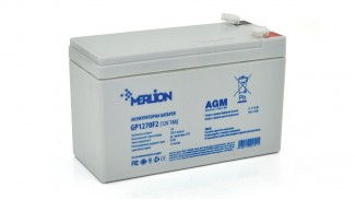 Батарея акумуляторна Merlion AGM GP1270F2 12V 7Ah