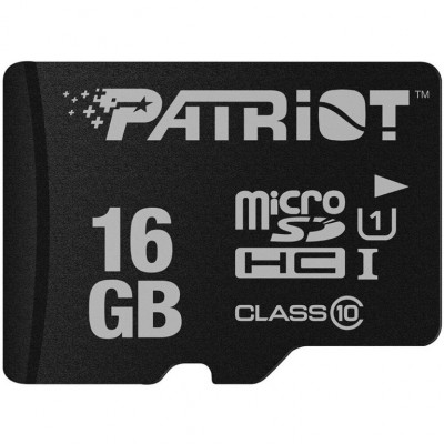 Карта пам'яті microSDHC Patriot LX 16GB UHS-1 (PSF16GMDC10)