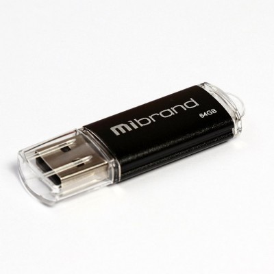 Накопичувач Mibrand Cougar 64Gb Black USB 2.0 (MI2.0/CU64P1B)