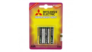 Батарейка Mitsubishi Super Heavy Duty 1.5V AAA/R03 4 шт