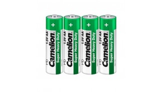 Батарейка CAMELION SUPER HEAVY DUTY 1.5V AA/R6 SP4 Green 4шт пластик