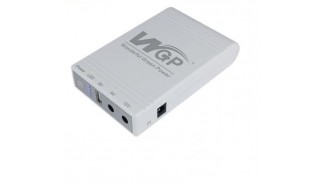 Power Bank WGP Mini UPS 5V/9V/12V 38.48WH 10400 mAh білий