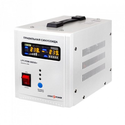 ДБЖ UPS LogicPower PY-PSW-500VA+ (5A/10A) для котла