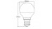 Світлодіодна лампочка LEDEX 6W E27 4000K PREMIUM G45 (КУЛЯ)
