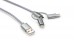 Кабель USB 2.0 AM - Lightning + Micro USB + Type-C Vinga сірий 1.0 метр