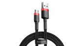 Кабель USB 2.0 до Micro USB Baseus Cafule Cable Red+Black 2.0 метра