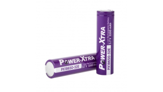 Акумулятор Li-ion Power-Xtra 18650 3200mAh (3172mAh) 3.7V Violet