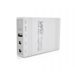Power Bank WGP Mini UPS 5V/12V/12V-1A (WGP5V-12V-12V) 10400 mAh білий