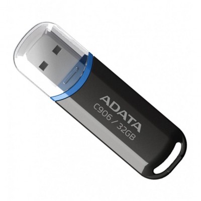 Накопичувач ADATA 32GB C906 USB 2.0 Black (AC906-32G-RBK)