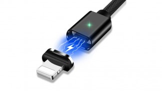 Кабель USB 2.0 Lighting iPhone магнітний Black 1.0 метр