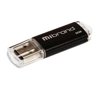 Накопичувач Mibrand Cougar 32Gb Black USB 2.0 (MI2.0/CU32P1B) 