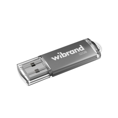 Накопичувач Wibrand Cougar 32Gb Silver USB 2.0 (WI2.0/CU32P1S) 