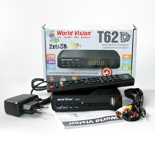 World vision t62d подключение к компьютеру через usb